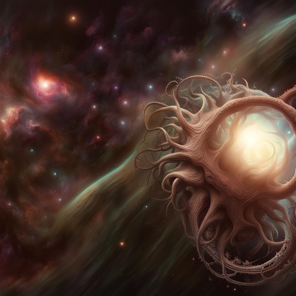 Yog-Sothoth in Space: Epic Digital Matte Painting