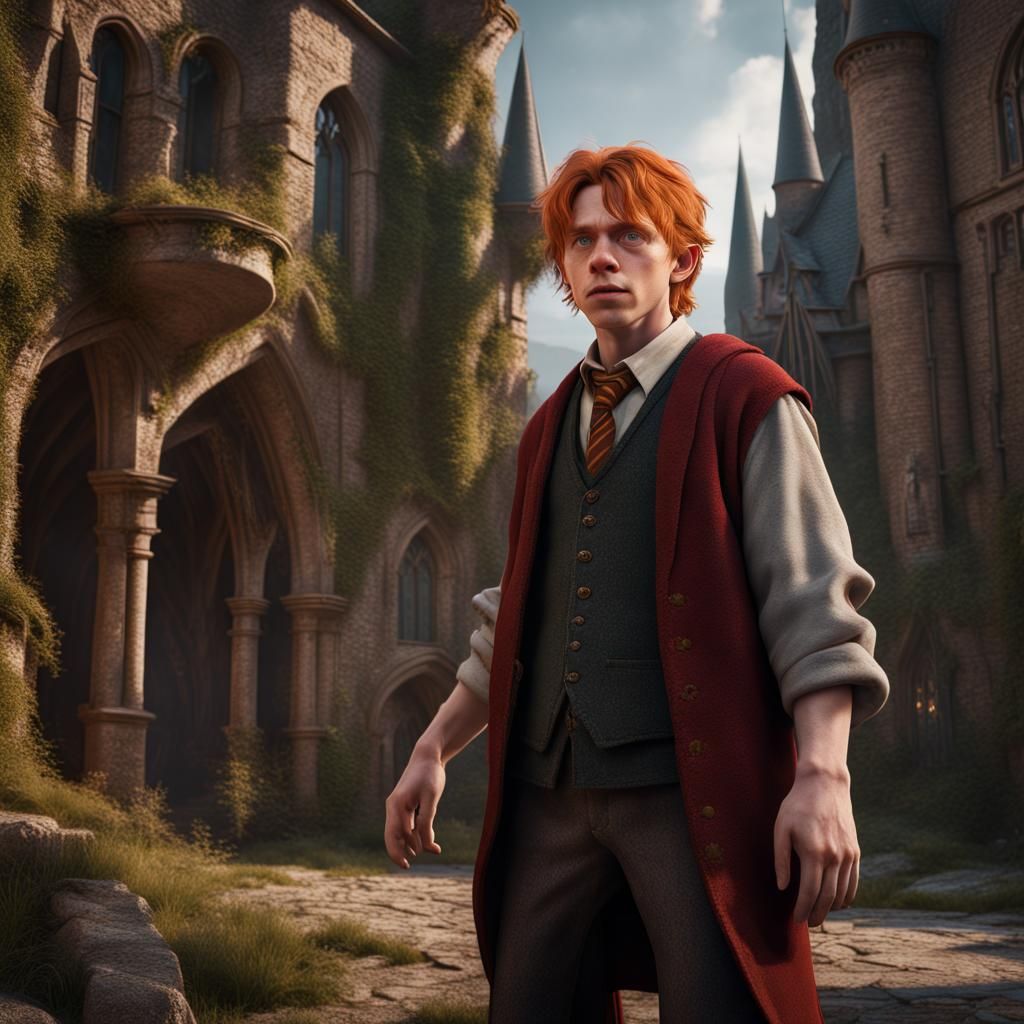 Ron Weasley Detailed Fantasy Art
