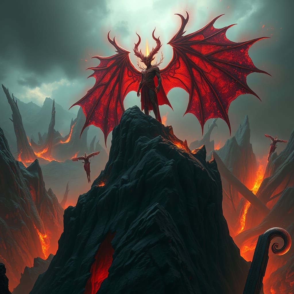 Lucifer in Hell: Epic Cinematic Scene