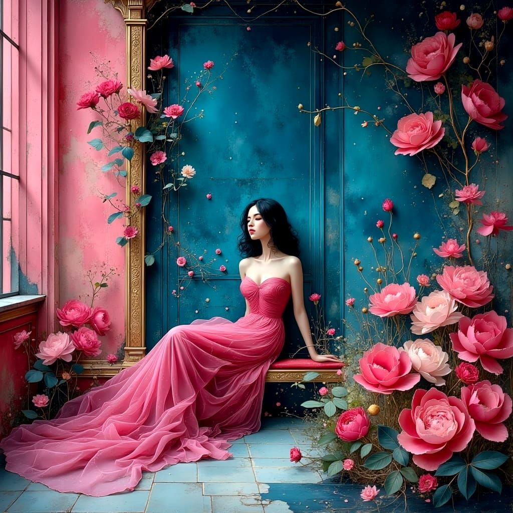 Starry Night Velvet Club in Ethereal Dreamscape Style