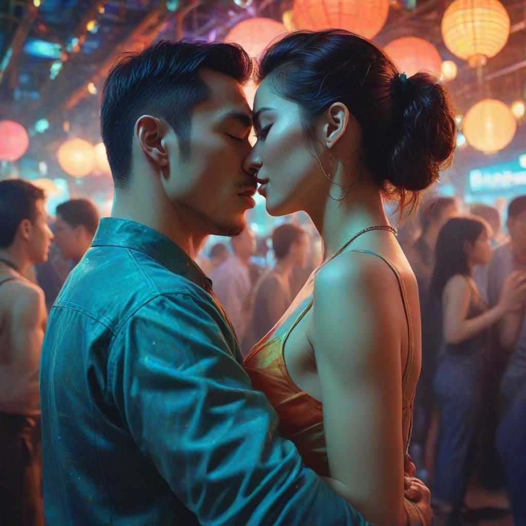 Love in Neon Harmony