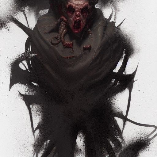 Sinister Slime Creature Fantasy Art