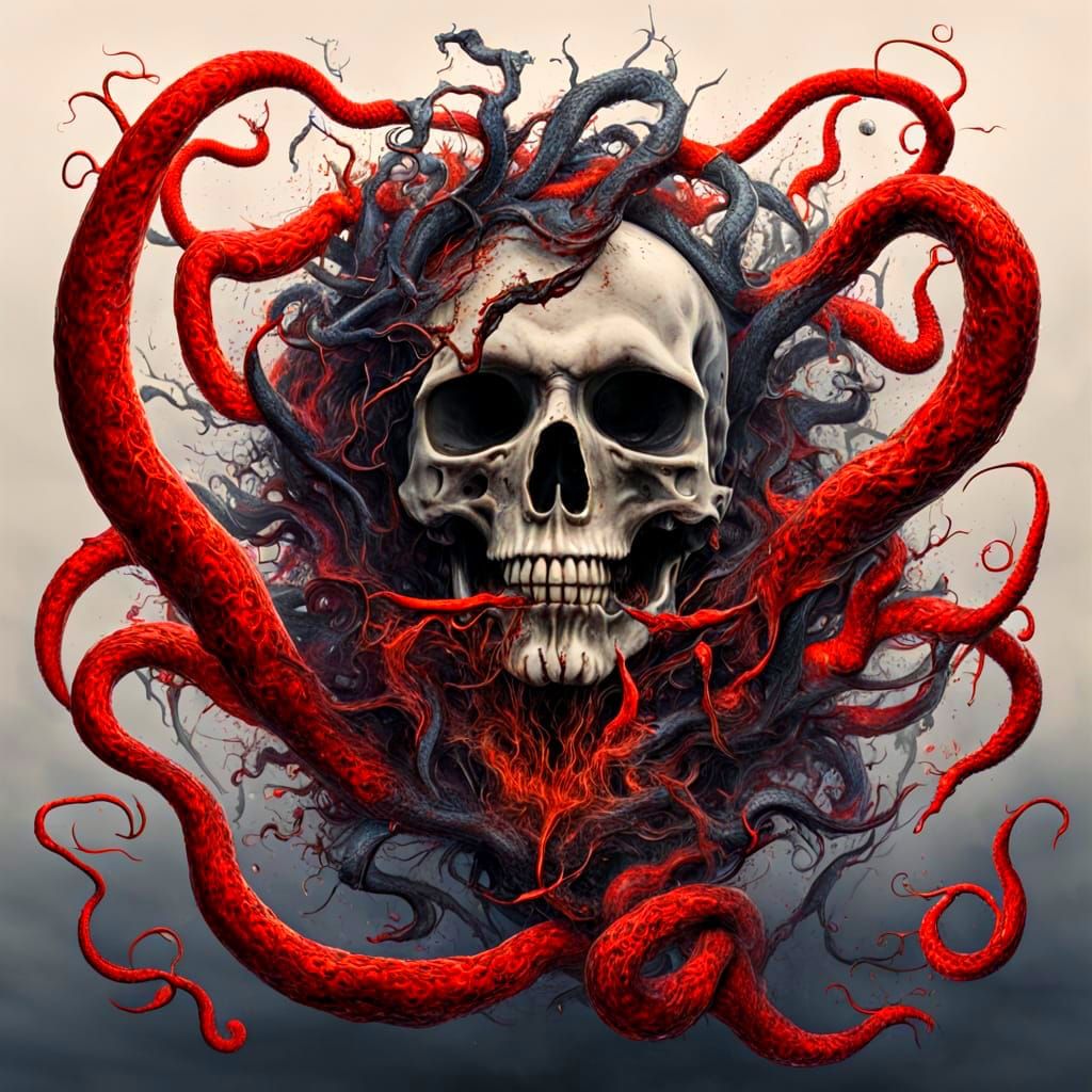 Surreal Landscape of Toxic Decay