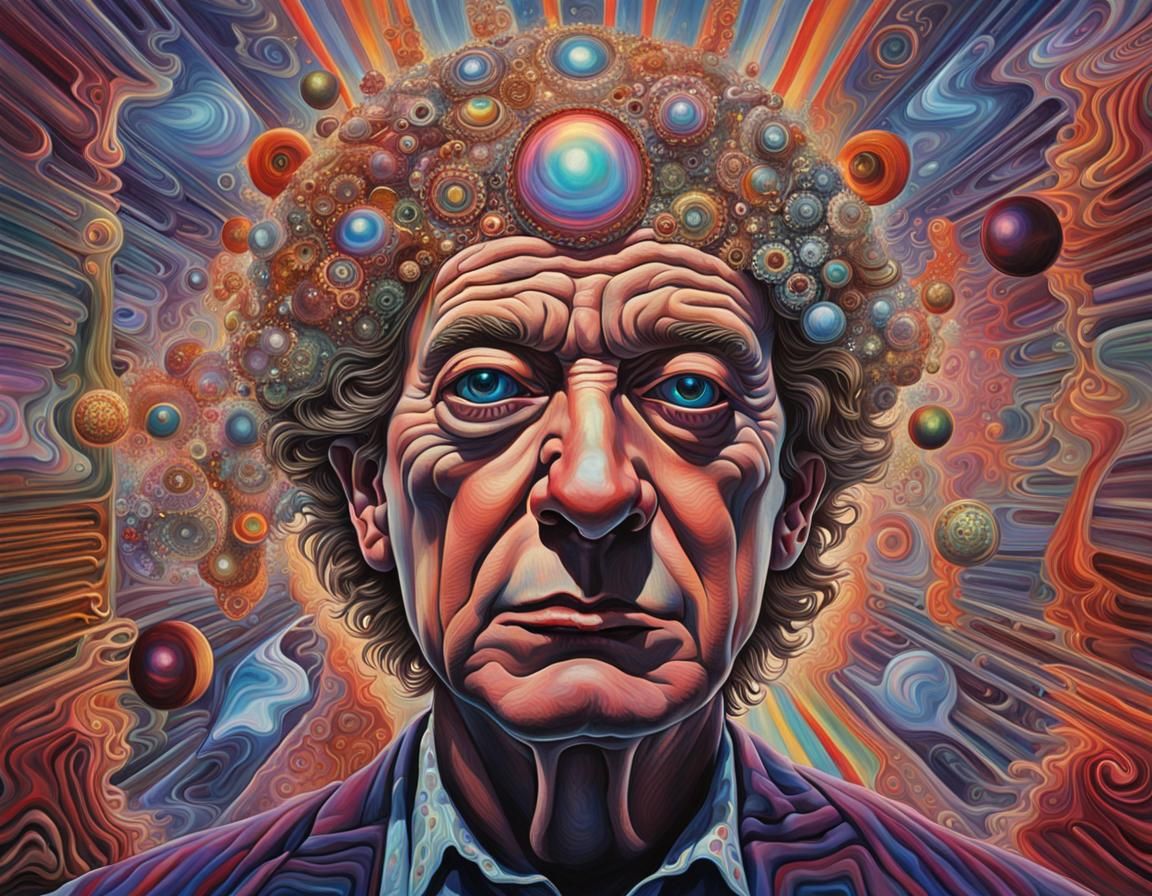 Psychedelic King Crimson Album Cover Reimagining