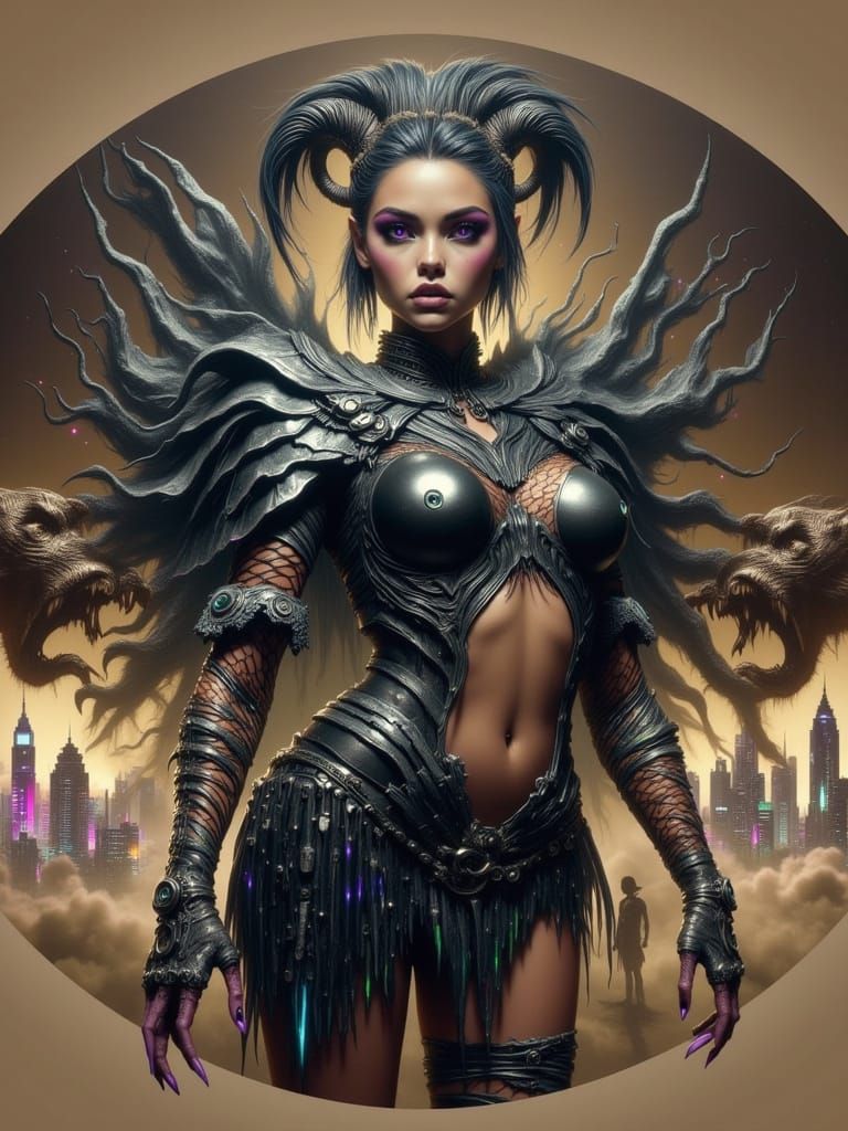 Space Colony Warrior Queen