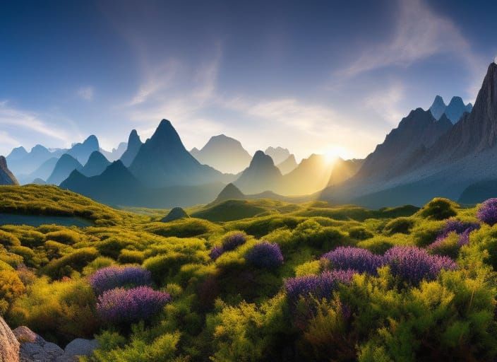 Alien Mountain Vista Landscape Photography