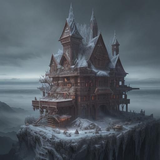 Frozen Chicken: Epic Cinematic Digital Painting