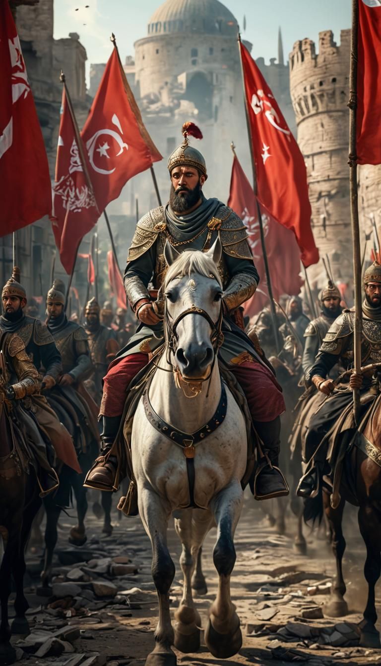 Sultan Mehmed II Enters Constantinople Triumphantly