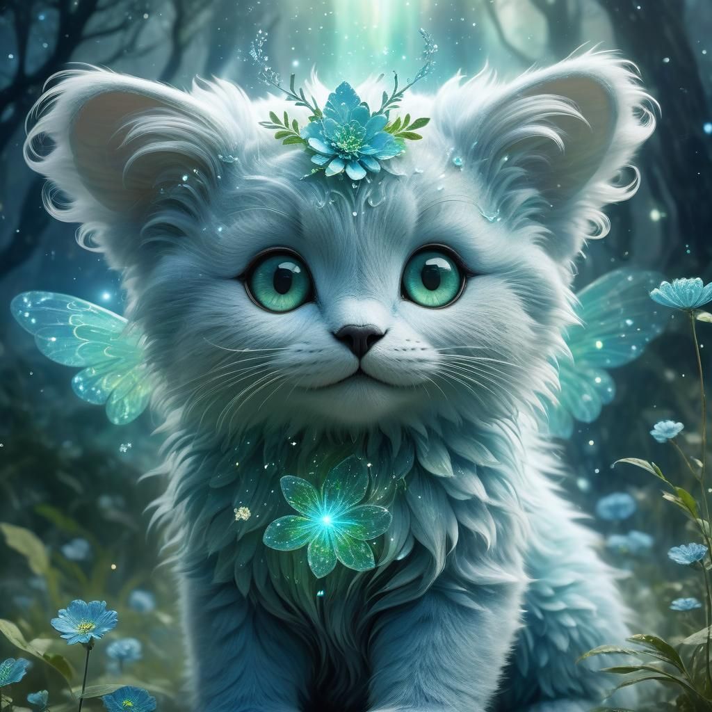 Fantasy creature in fantasy lands