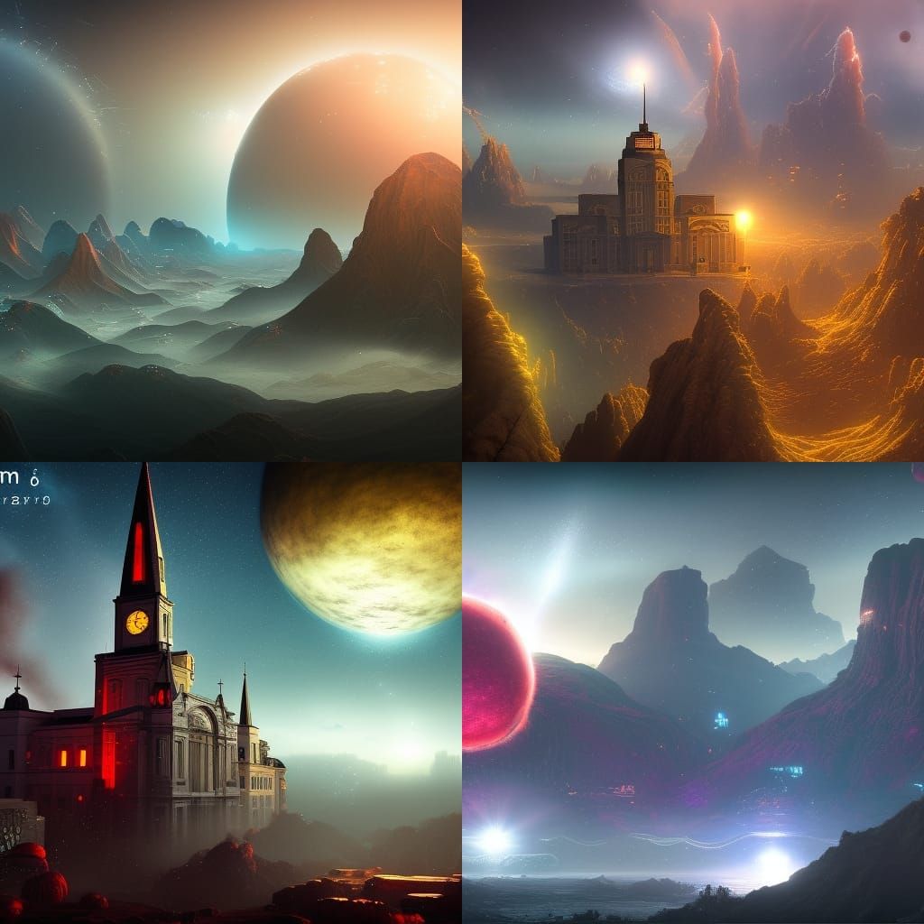 New Orleans Information Panspermia: Detailed Matte Painting