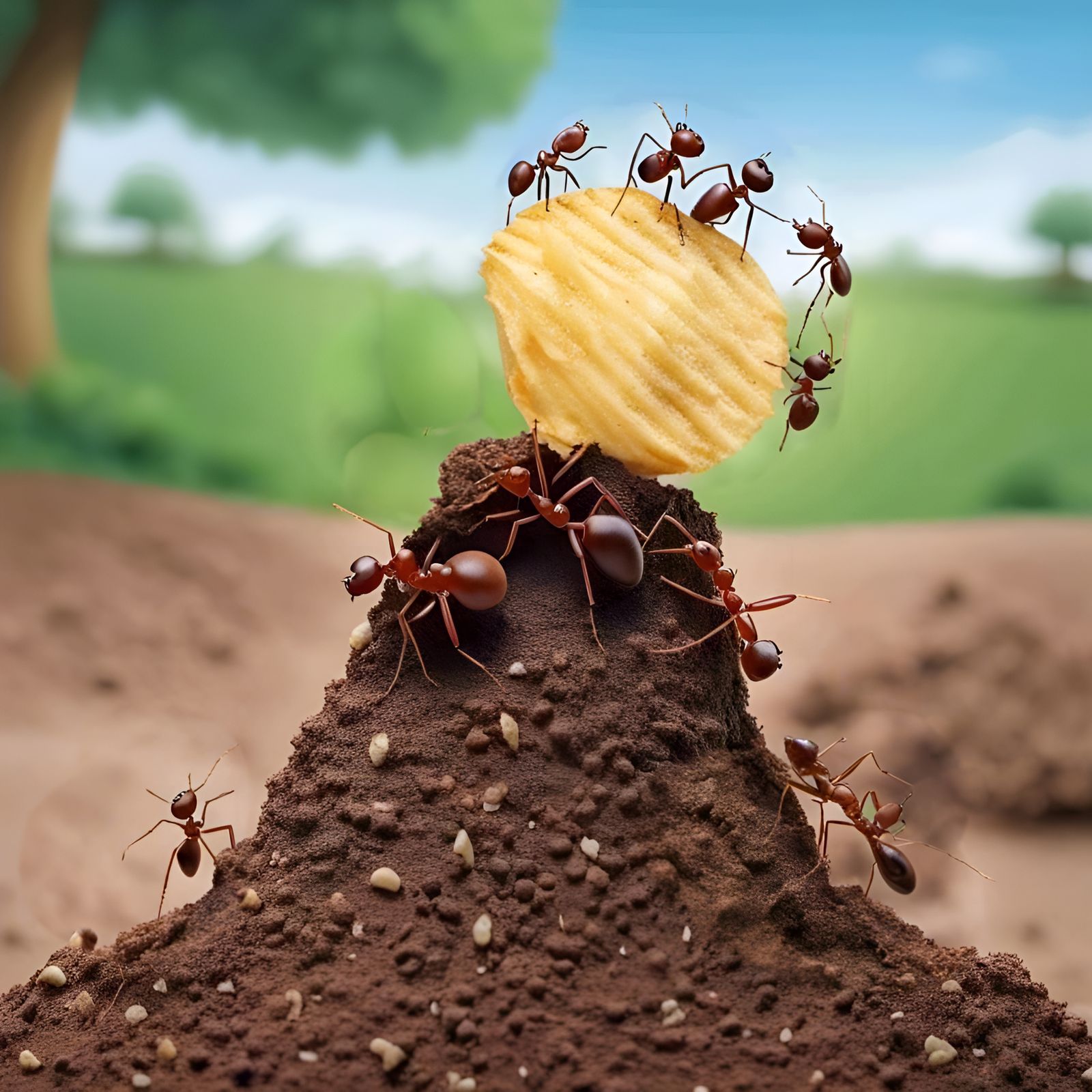 Teamwork brought them this far, now will it help them get the chip inside the anthill!
