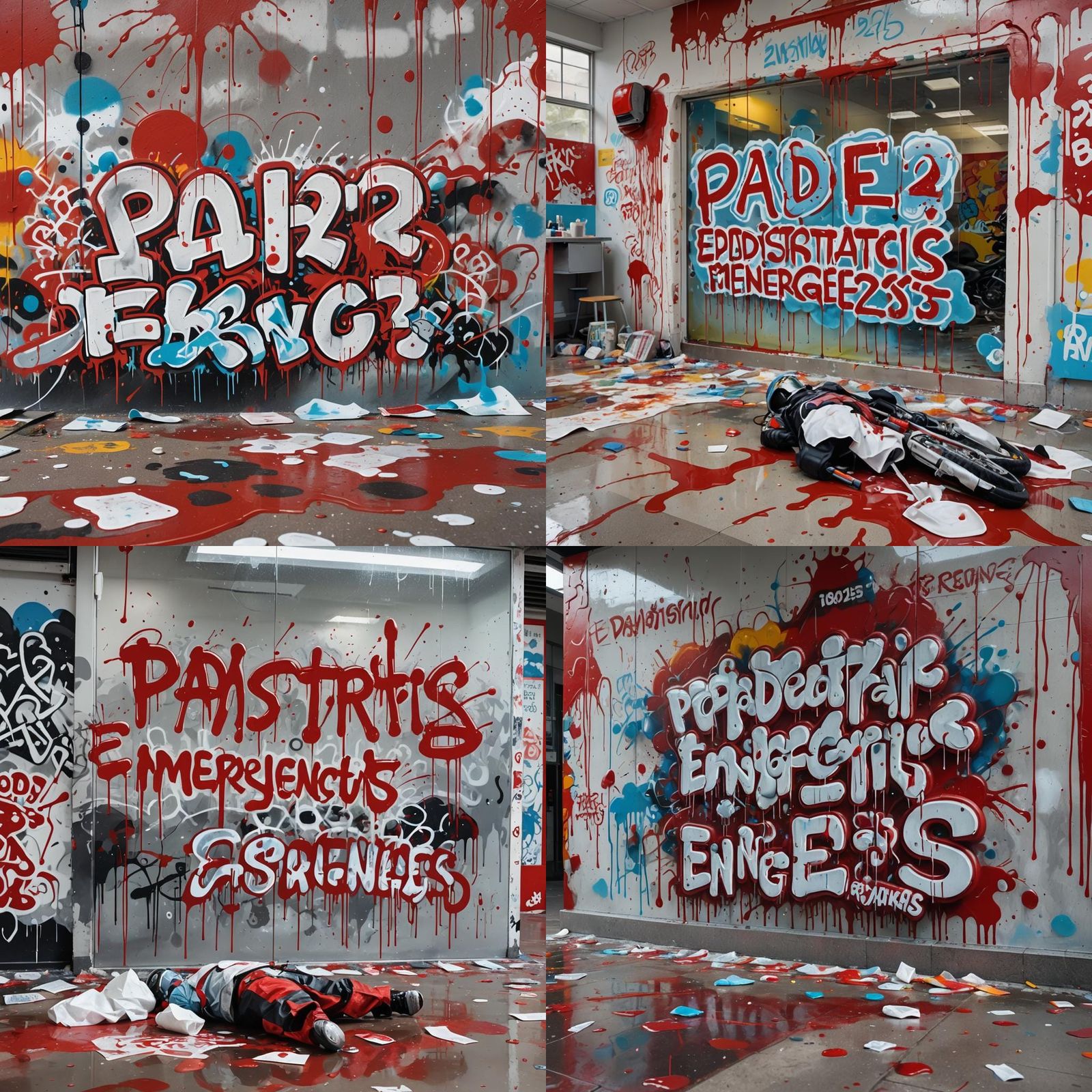 Paediatric Emergencies 2025: Graffiti Splash Art