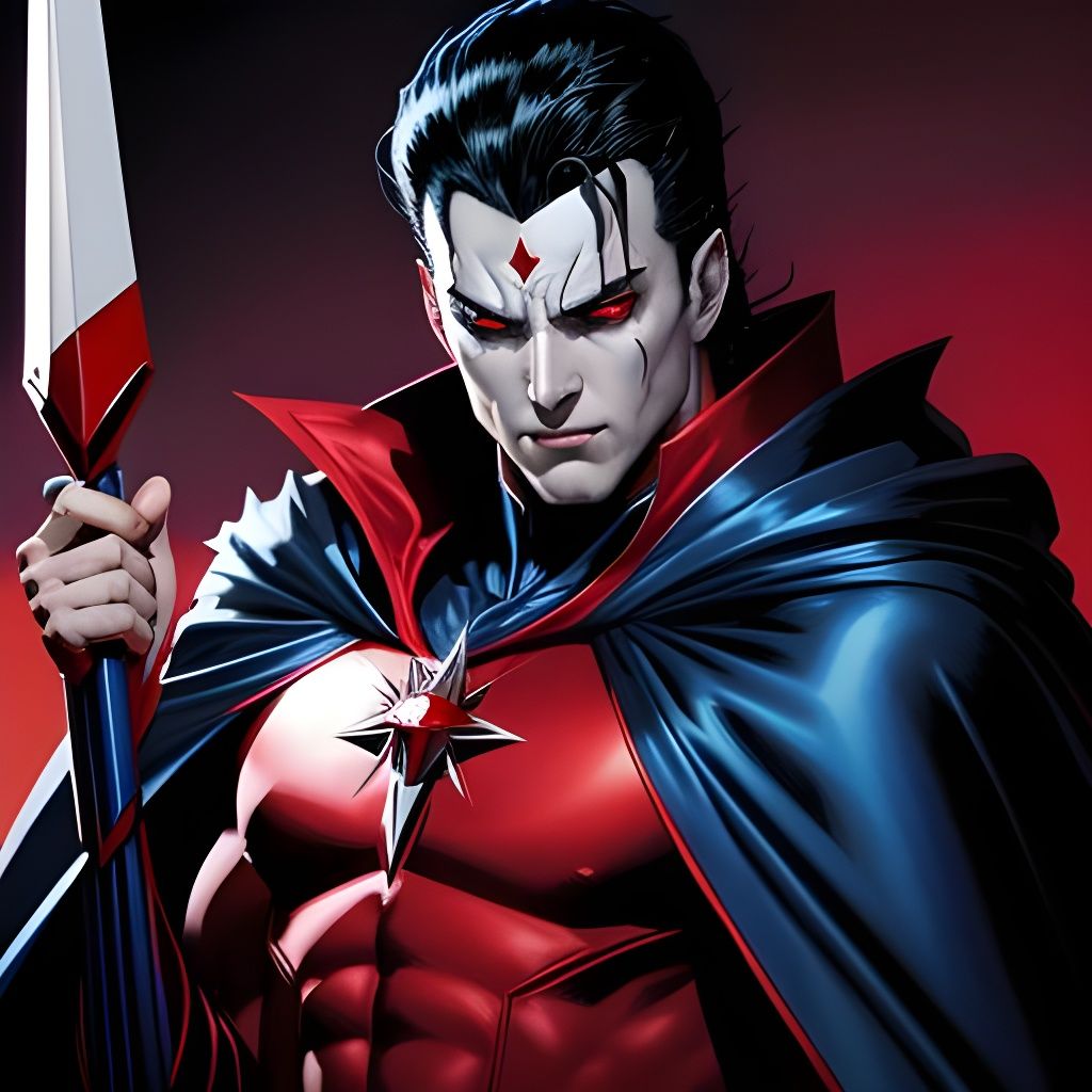 Mr. Sinister in Comic Book Art Style