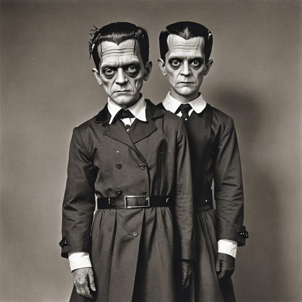 Frankenstein as Wednesday Addams: A Monster Mashup