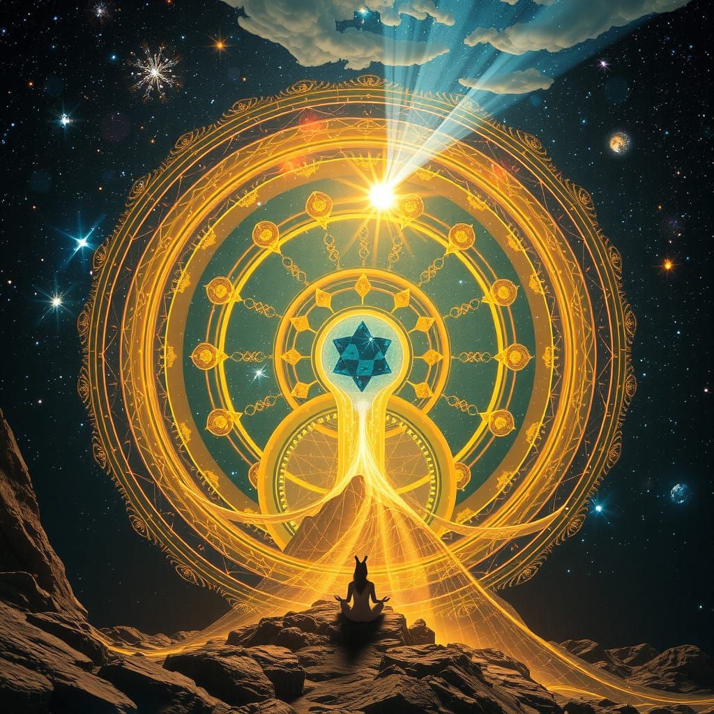 The Luminous Tapestry of the Auronaschka-Verse in Cosmic Art