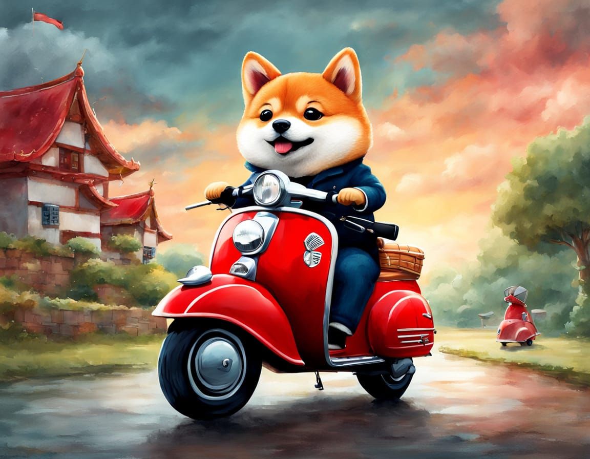 Vespa Shiba Inu