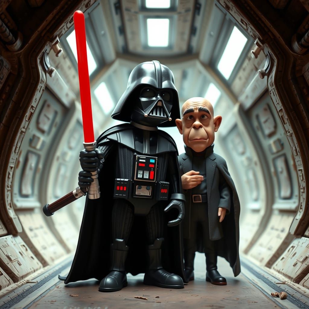 Darth Vader as Claymation Character by Nick Park