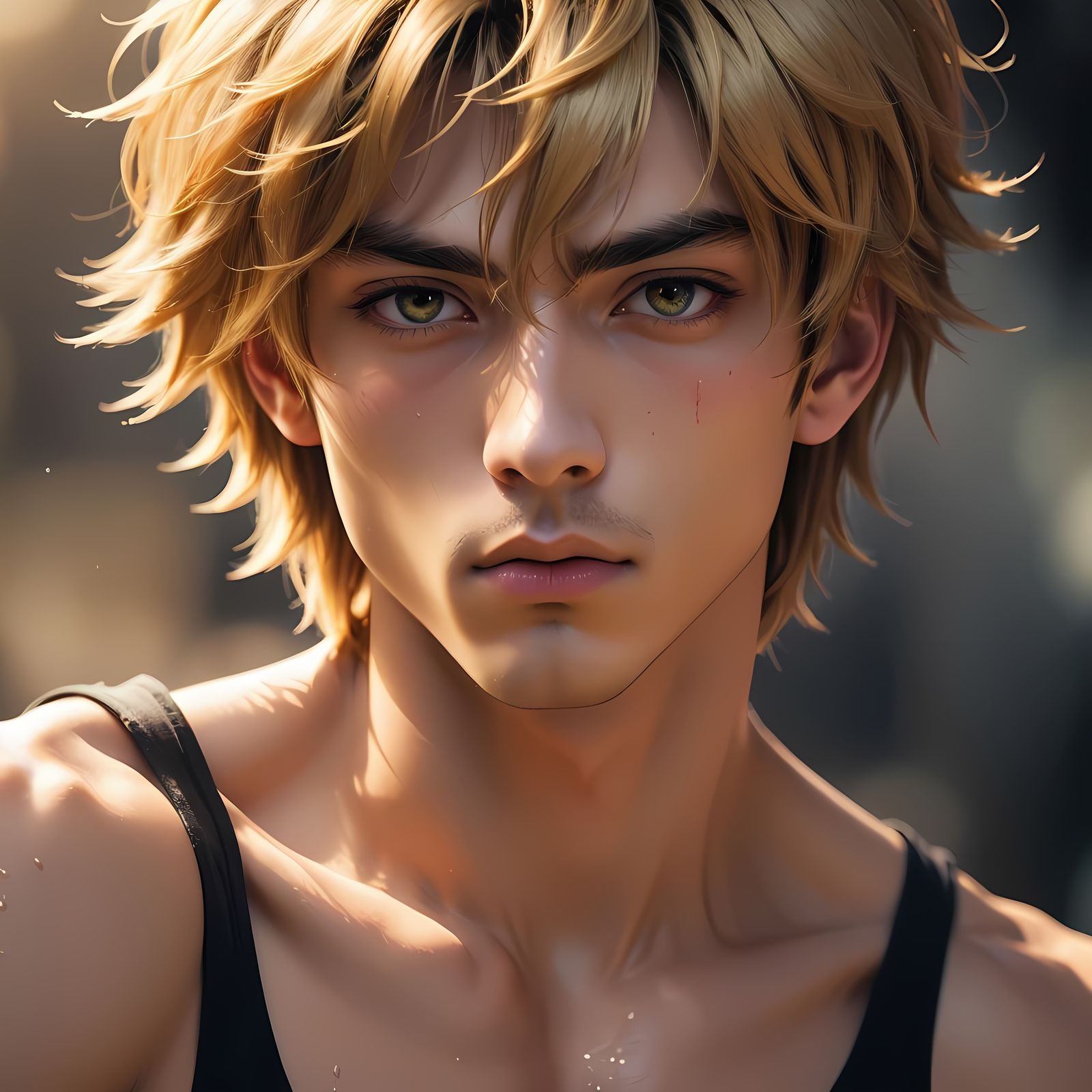 Anime Prince: Candid Fashion Portrait in High Resolution