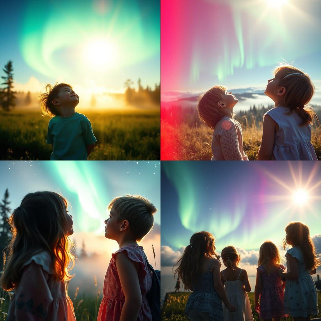 Summer Northern Lights over Finland: Ethereal Wonder