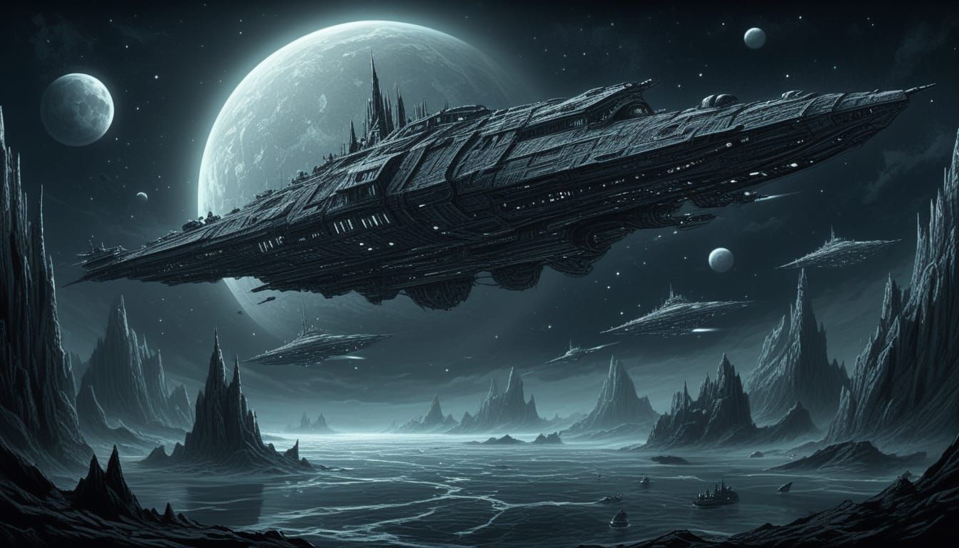Gothic Space Armageddon in Dark Fantasy