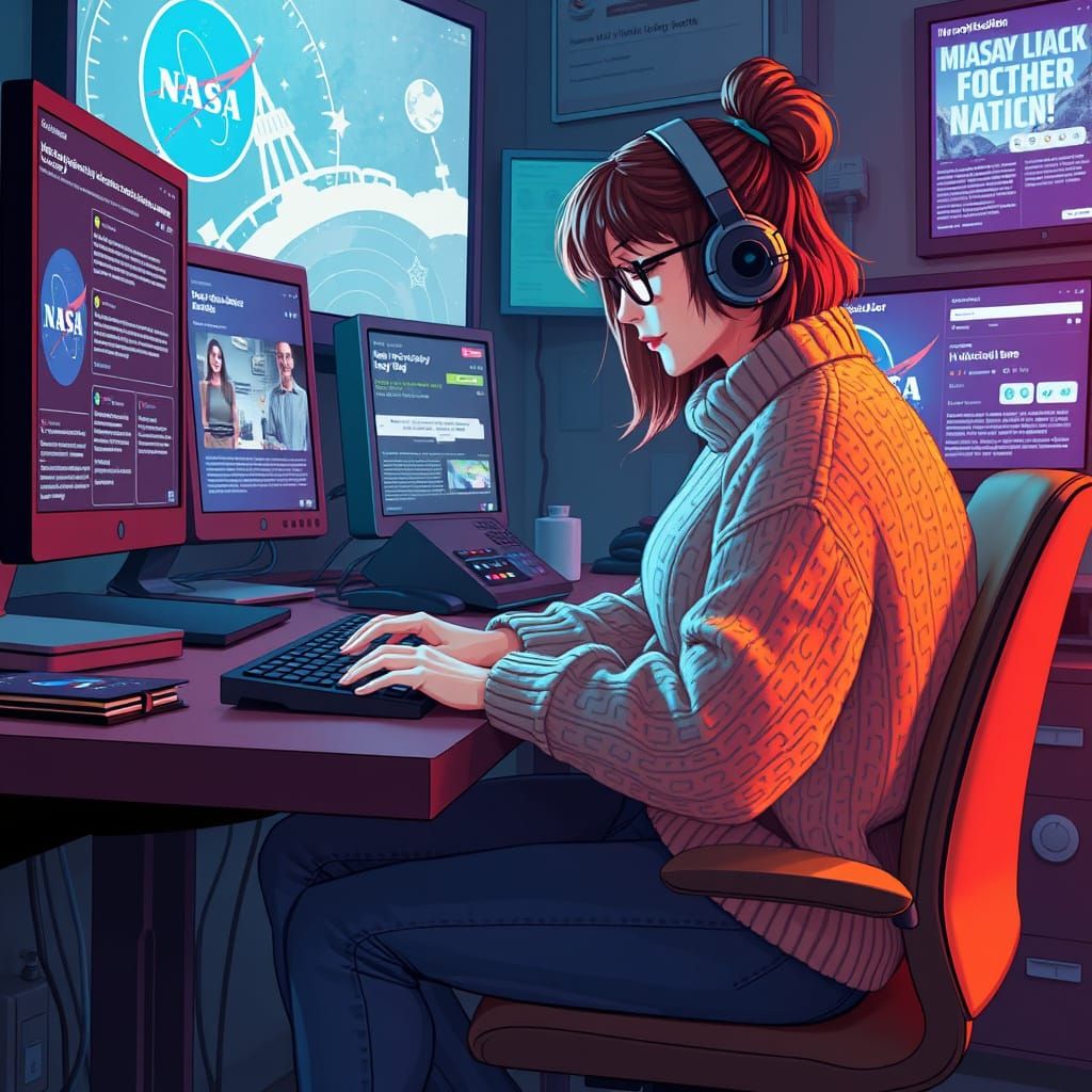 Futuristic Blogger Receives News of UFO Sighting