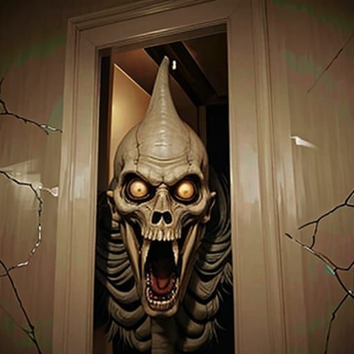 Cinematic Horror Portrait in Ultra-Realistic Style