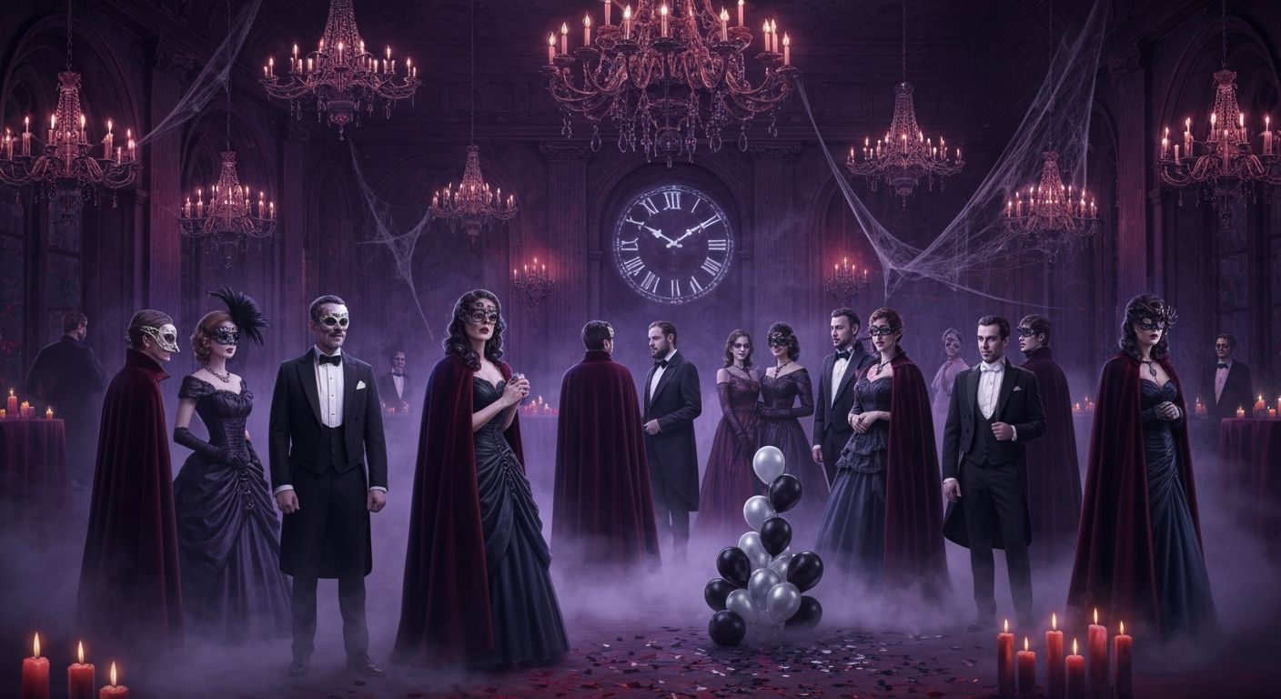 Haunted New Year's Ball in Gothic Castle