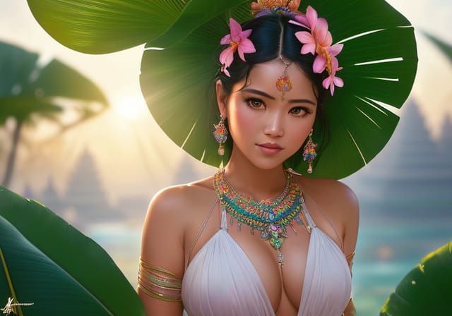 Serene Cambodian Temples and Landscape