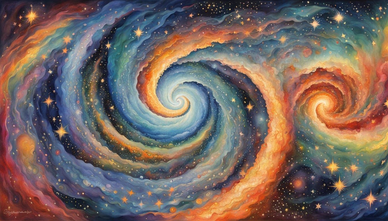 Hot and Cool Spirals (Millennium Twain's StarEvolvers AstroMagnetoSauri VII Challenge)