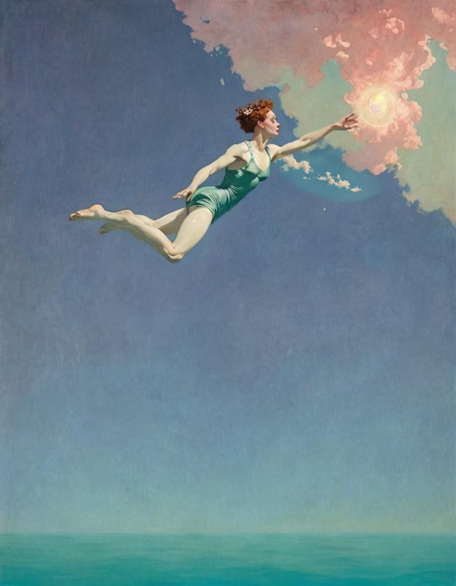 Gradient of Blue Sky Shades