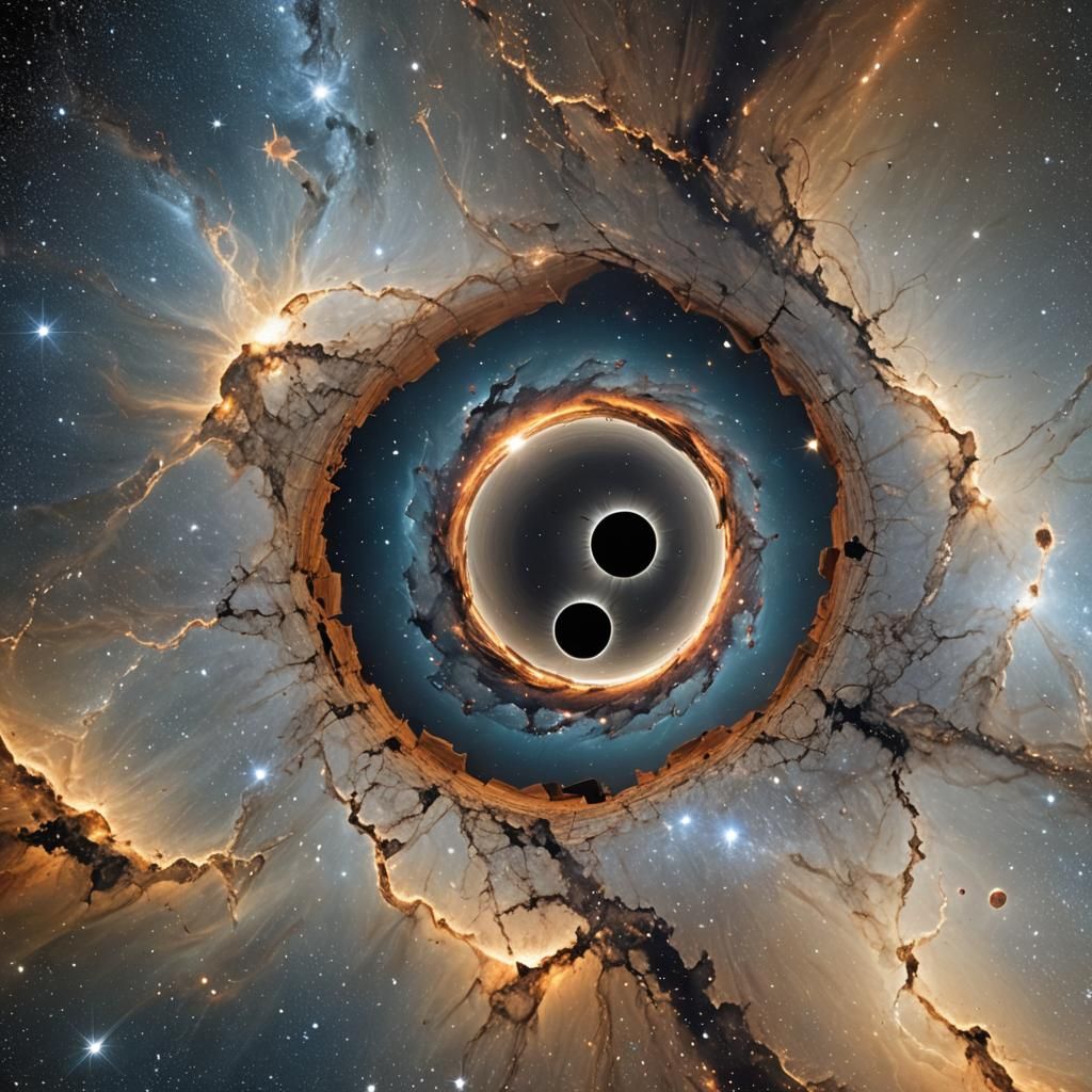 Spectacular Hole in Space Digital Rendering