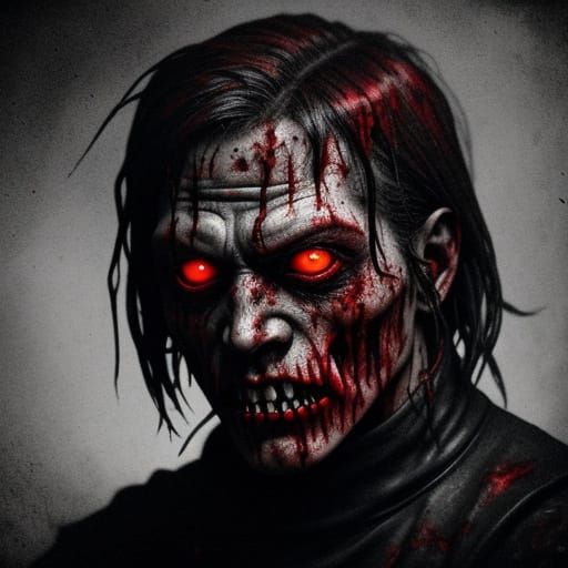 Menacing Blood-Sucking Monsters in Dark Fantasy Style