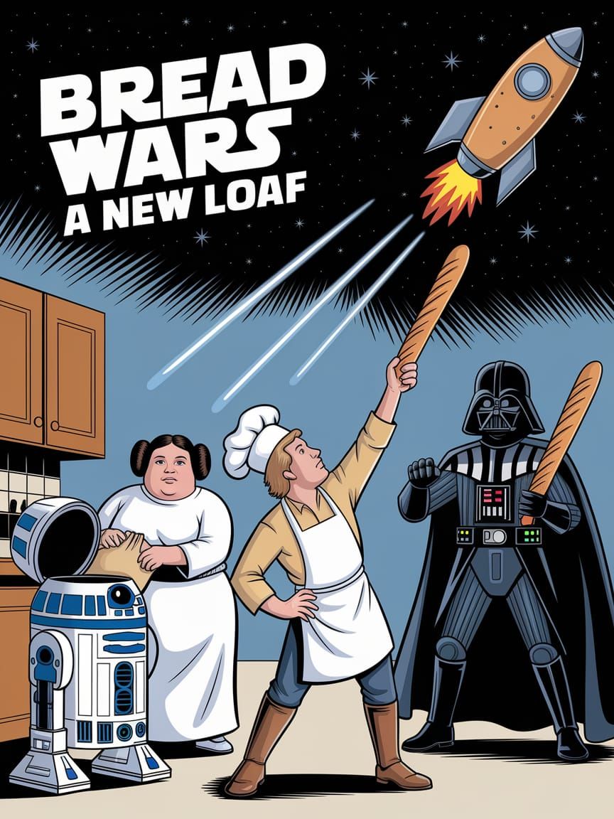Bread Wars: Baker Luke Skywalker Parody