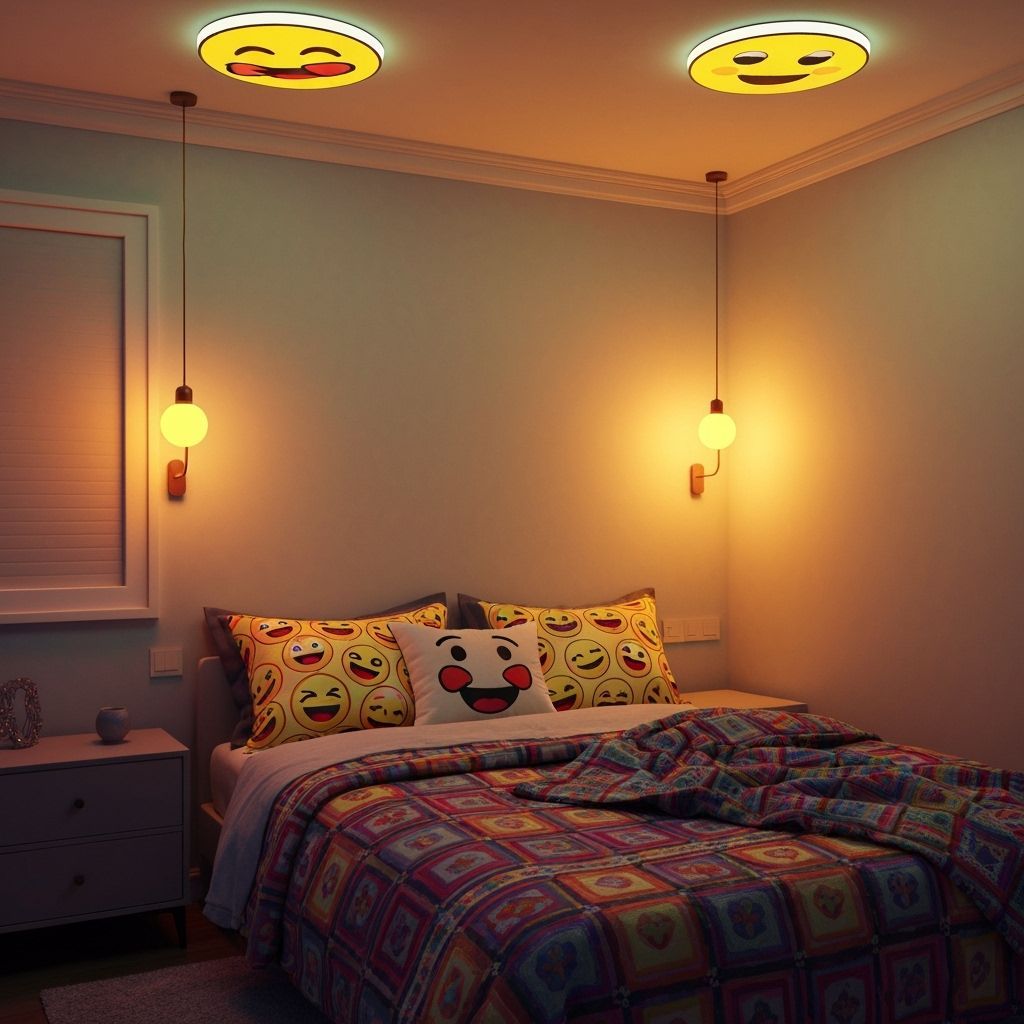 Emoji Bedroom: Cozy 3D Interior Design