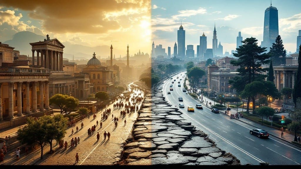 Roman City Meets Modern Metropolis