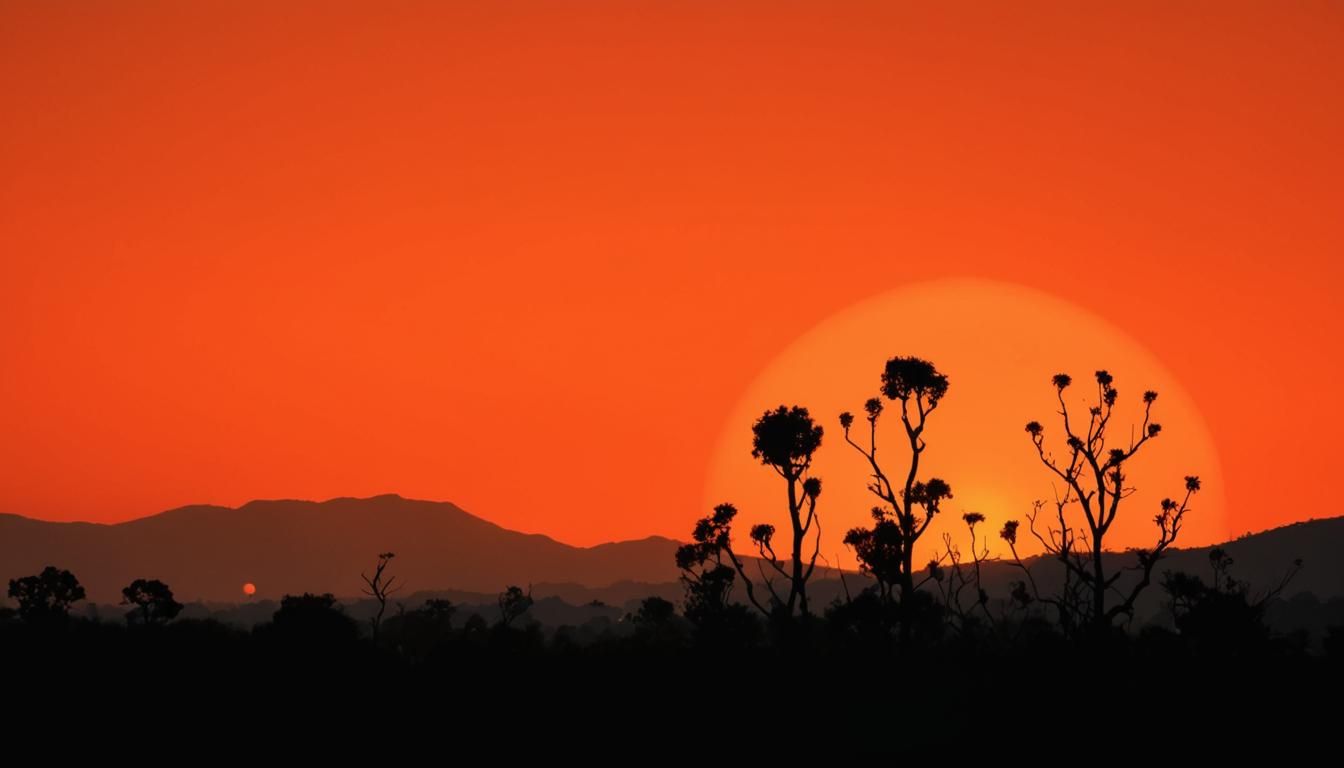 Vibrant Sunset in Warm Hues