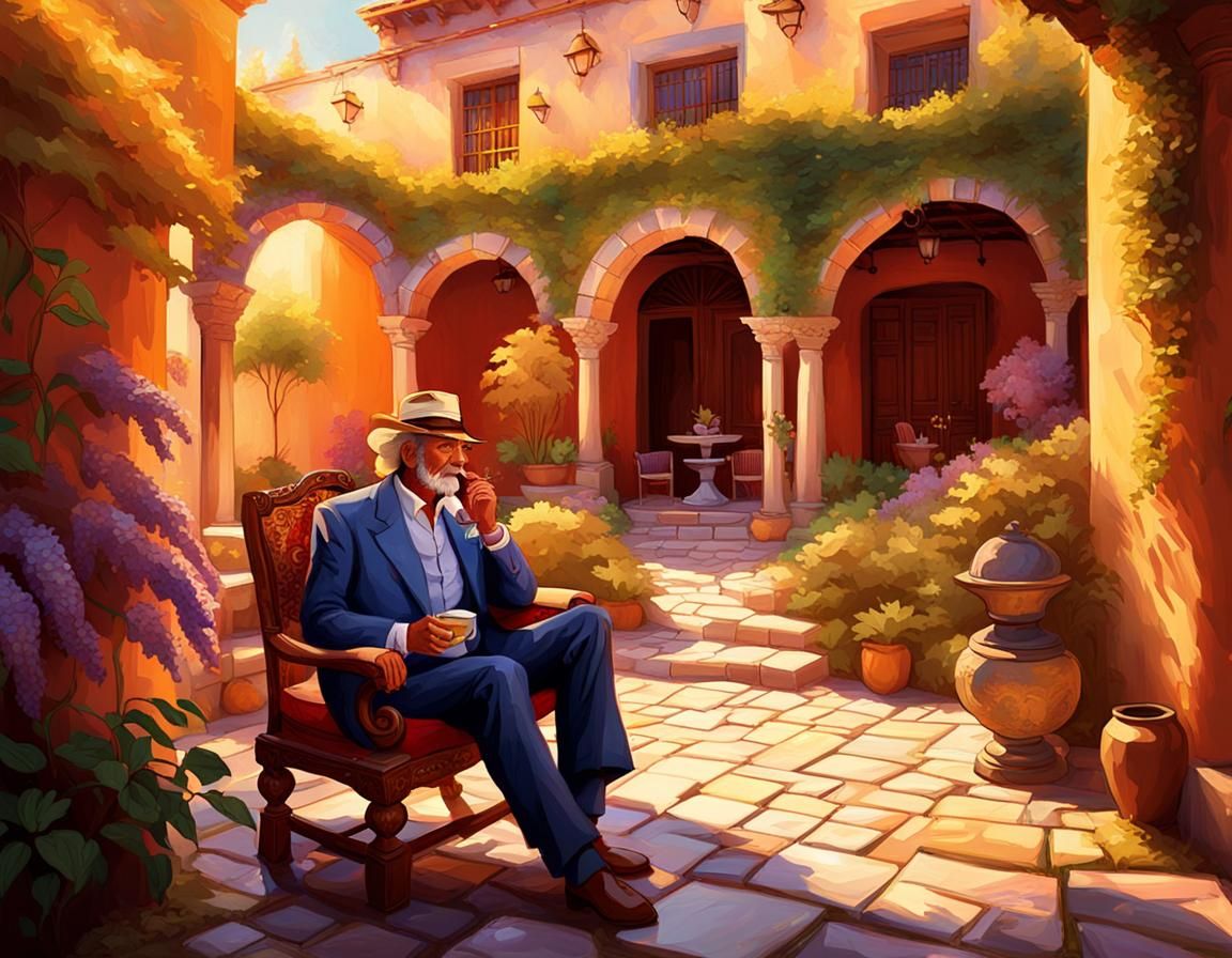 Wealthy Landowner in Mexico, Animation Inspired