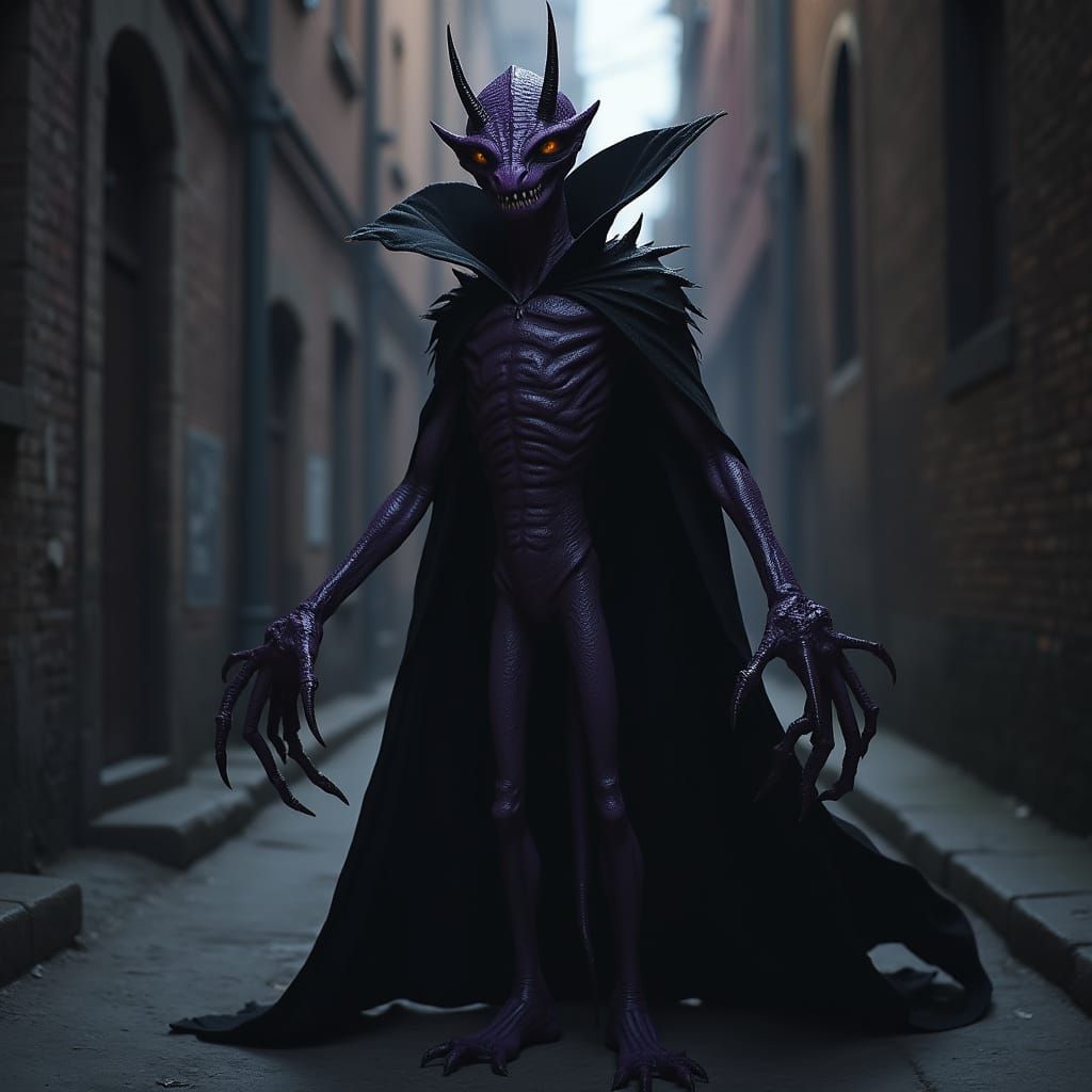 An alien from planet zorc.