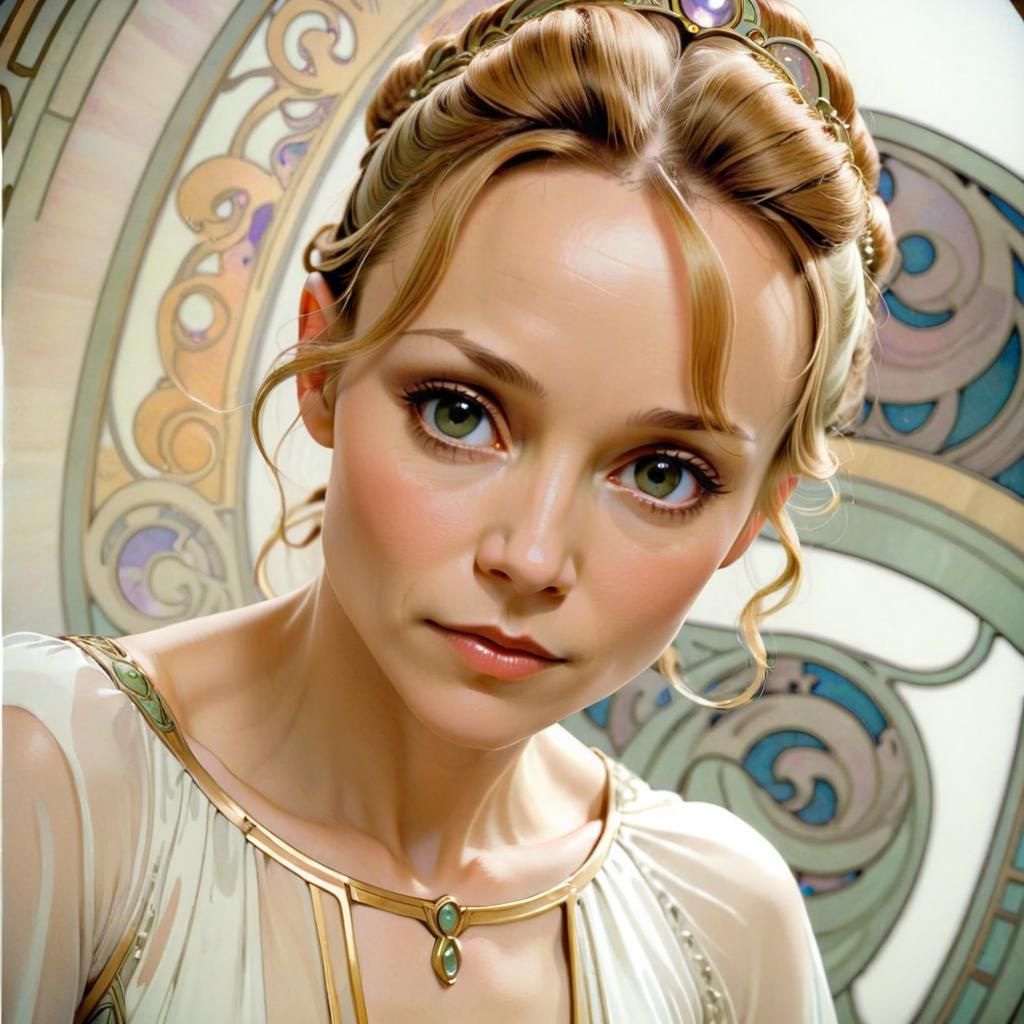 Tami Stronach as Art Nouveau Empress