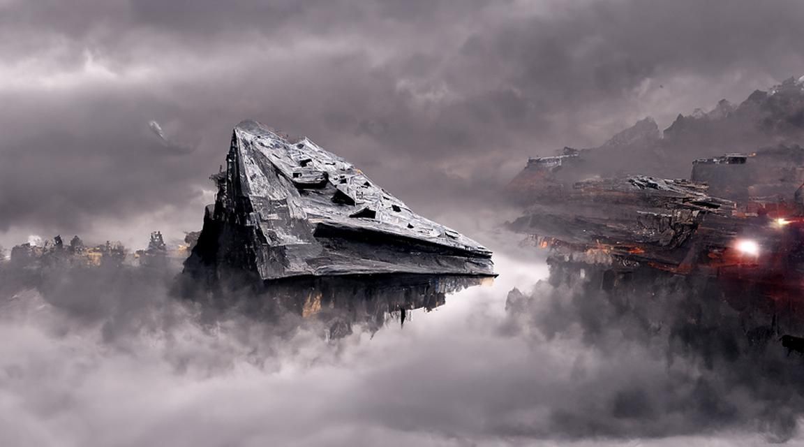 Star Destroyer Concept Art in 8K Resolution