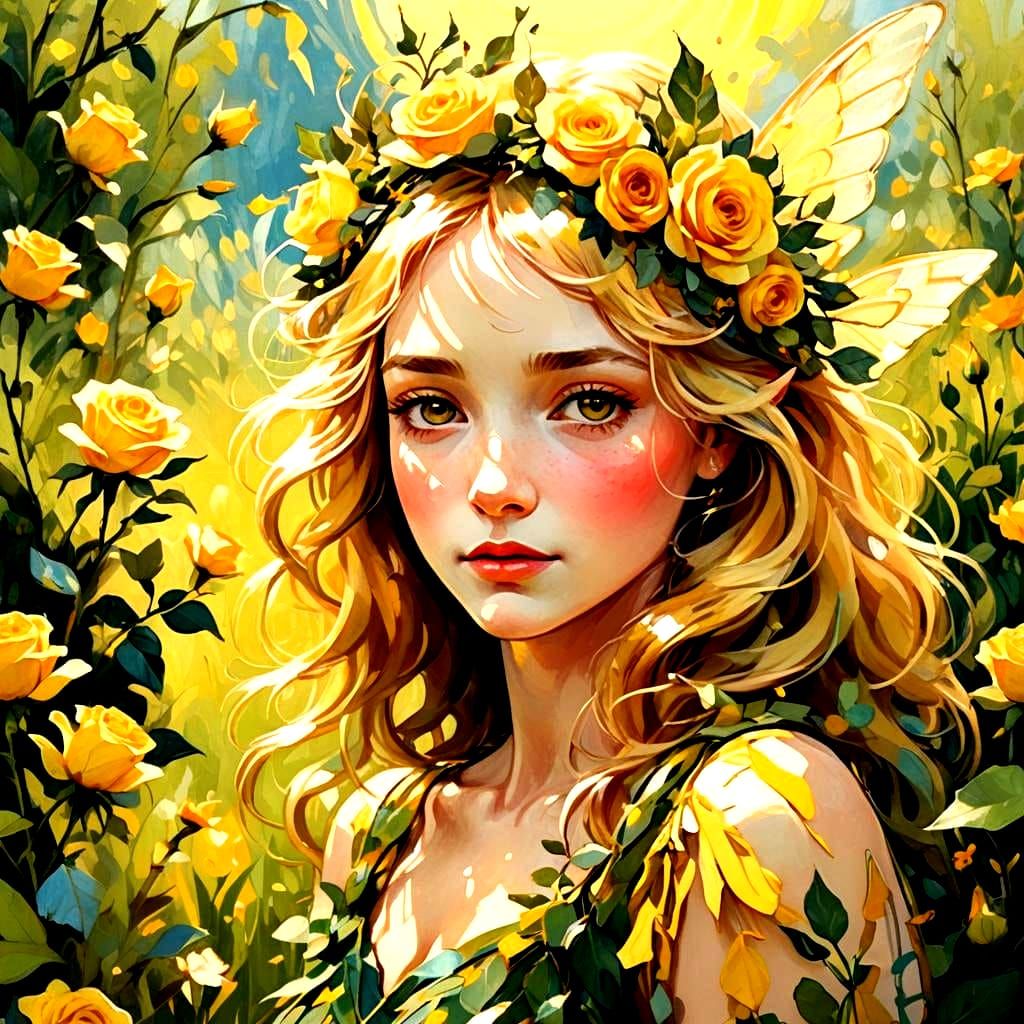 Yellow Rose Fairy