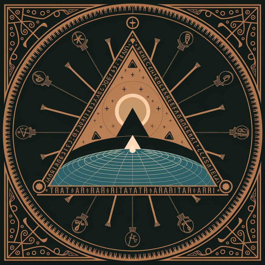 Mysterious Bermuda Triangle Illuminati Hieroglyphics