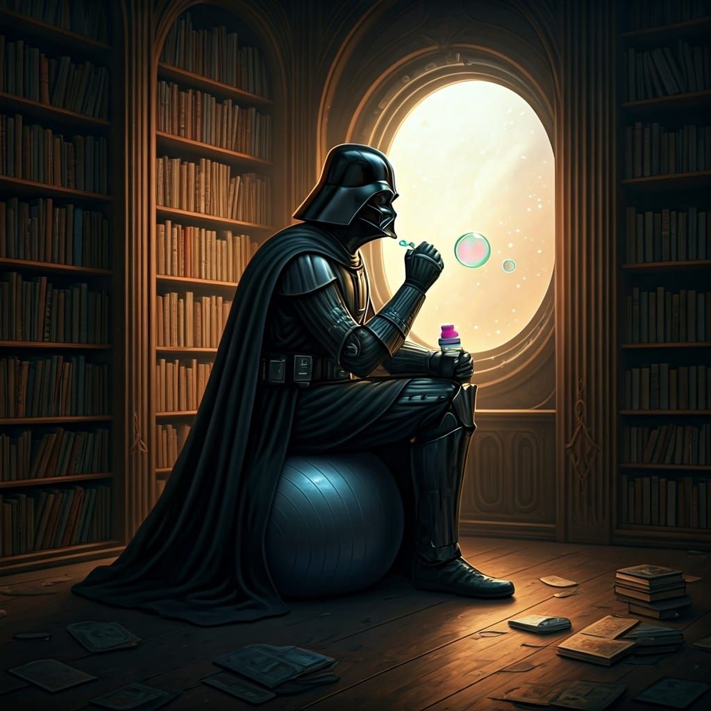 Anakin…..having a quiet moment…🫧🫧