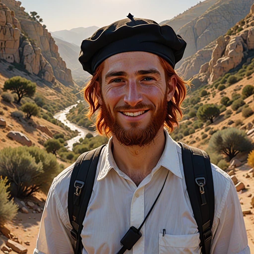 Ultra-Orthodox Hiker Embracing Israeli Wilderness