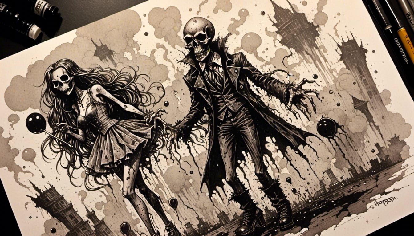 Decaying Elegance on Rollerskates: 1970s Comic Art