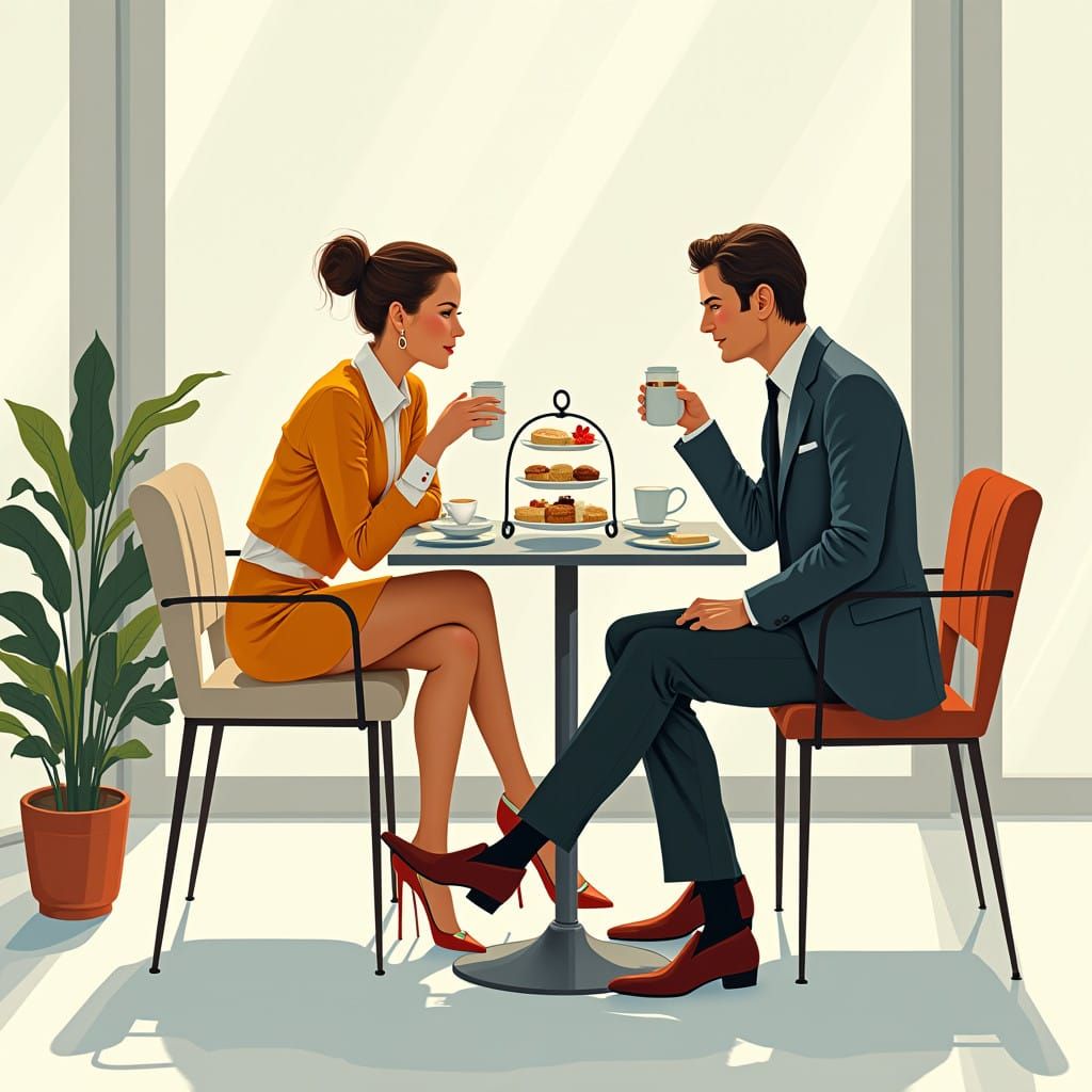 Sophisticated Afternoon Delight in Modern Elegance