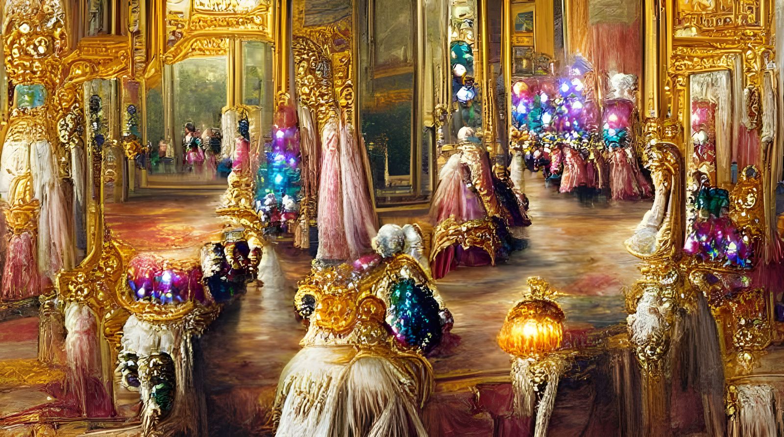 Marie-Antoinette's Masked Ball in Versailles Hall