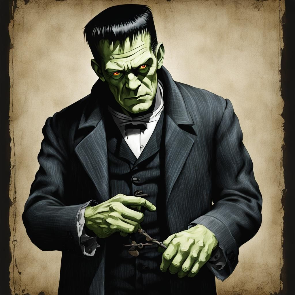 Frankenstein's Monster: An AI Interpretation