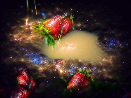 Strawberries Splash into the Milky Way Galaxy