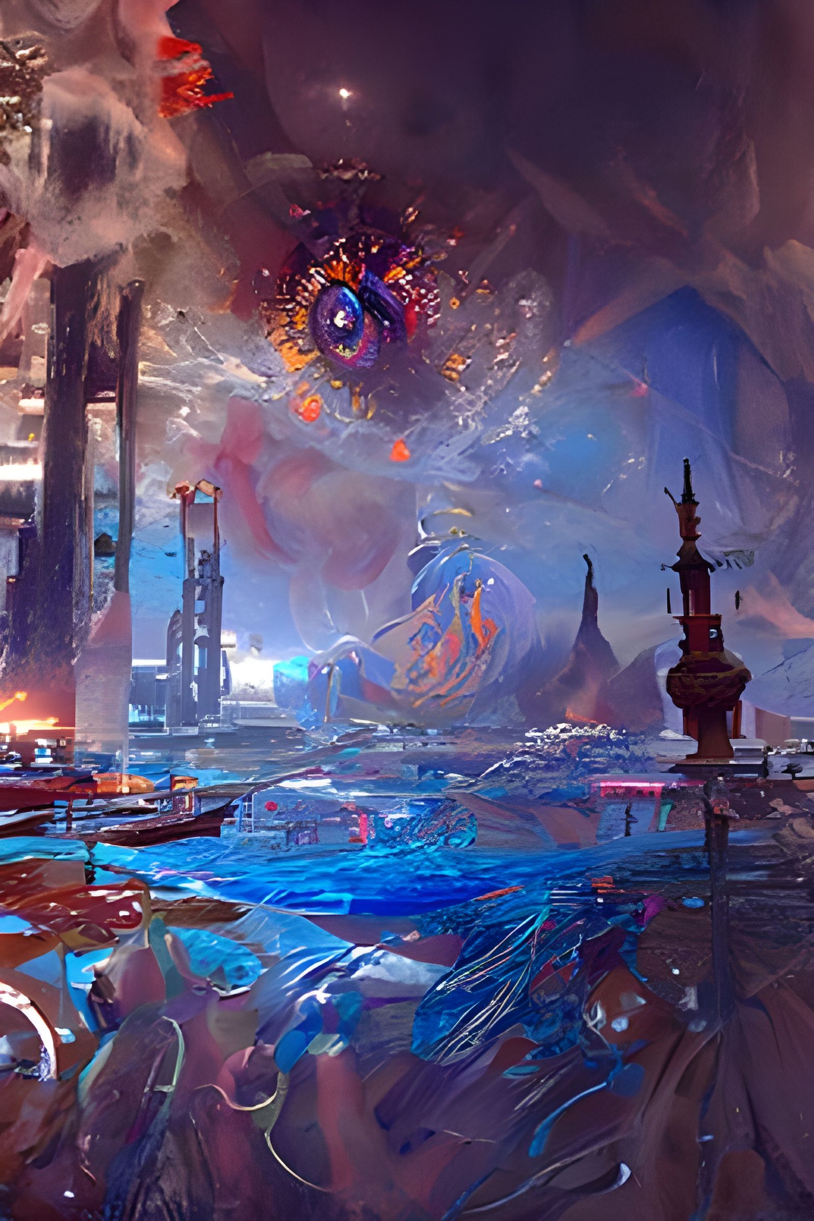 Liminal Landscape Art Inspired by Doré and Gurney